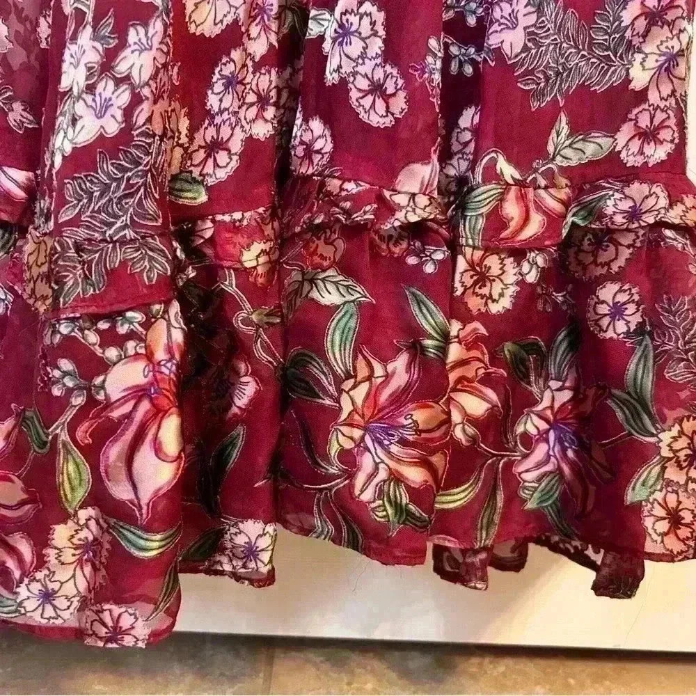 For Love and Lemons Flora Maxi Dress Size XS - Picture 3 of 8